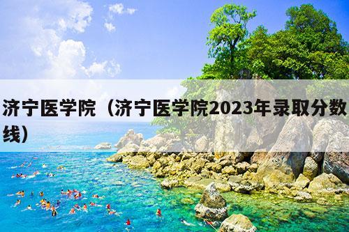 济宁医学院（济宁医学院2023年录取分数线）