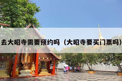 去大昭寺需要预约吗（大昭寺要买门票吗）