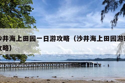 沙井海上田园一日游攻略（沙井海上田园游玩攻略）