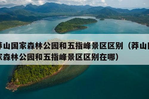 莽山国家森林公园和五指峰景区区别（莽山国家森林公园和五指峰景区区别在哪）