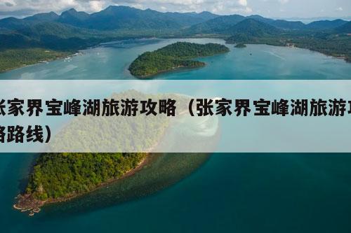 张家界宝峰湖旅游攻略（张家界宝峰湖旅游攻略路线）