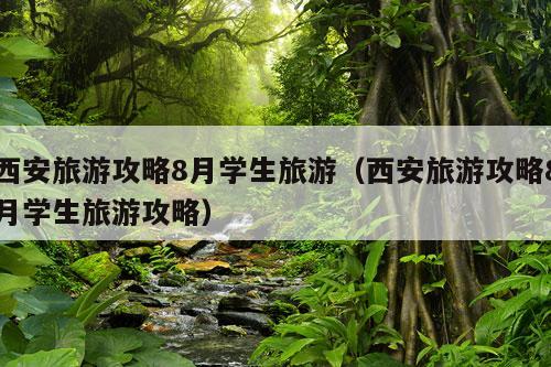 西安旅游攻略8月学生旅游（西安旅游攻略8月学生旅游攻略）