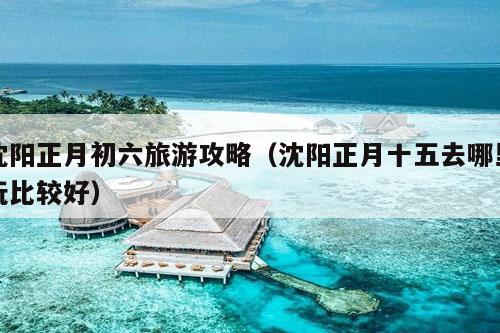 沈阳正月初六旅游攻略（沈阳正月十五去哪里玩比较好）